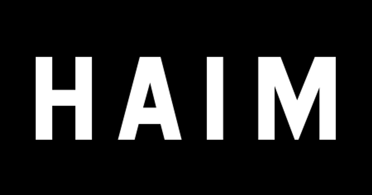 haim band logo